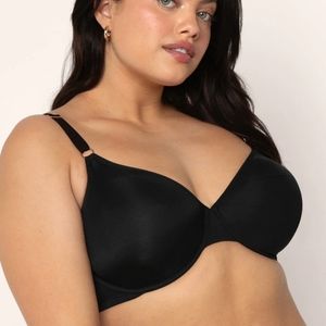 Perfect Demi T-Shirt Bra | Black Hue